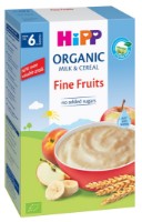 Terci pe lapte din grau cu fructe HiPP Milk & Cereal Fine Fruits 250g
