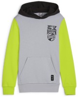 Детская толстовка Puma Basketball Blueprint Hoodie Tr B Gray Fog 128