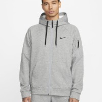 Мужская толстовка Nike Therma-Fit Dark Grey Heather/Particle Grey/Black, s.L