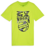 Tricou pentru copii Puma Basketball Blueprint Tee B Lime Pow 128