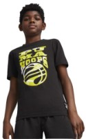 Детская футболка Puma Basketball Blueprint Tee B Puma Black 128