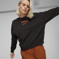 Hanorac damă Puma Downtown Oversized Crew Tr Puma Black M imaginea #3 — magazin online Desire.md