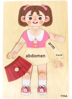 Puzzle Viga 11 Девочка - Изучаем части тела (44670) imaginea #3 — magazin online Desire.md