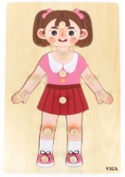 Puzzle Viga 11 Девочка - Изучаем части тела (44670)