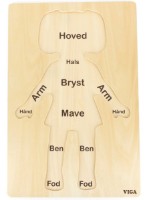 Puzzle Viga 11 Девочка - Изучаем части тела (44670) imaginea #2 — magazin online Desire.md