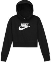 Детская толстовка Nike G Nsw Club Ft Crop Hoodie Hbr Black S