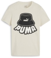 Детская футболка Puma Ess+ Mid 90S Graphic Tee B Alpine Snow 140