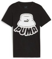 Tricou pentru copii Puma Ess+ Mid 90S Graphic Tee B Puma Black 164