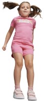 Pantaloni scurți pentru copii Puma Ess+ Summer Camp Shorts Tr Fast Pink 116