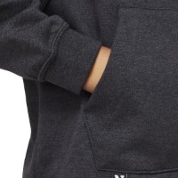 Детская толстовка Nike B Nk Df Athl Flc Po Hoodie Black/Heather Grey/White, s.S фото №3 — интернет-магазин Desire.md