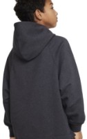 Детская толстовка Nike B Nk Df Athl Flc Po Hoodie Black/Heather Grey/White, s.XL фото №2 — интернет-магазин Desire.md