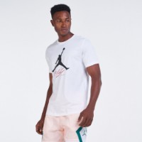 Мужская футболка Nike Jordan Jumpman Flight Hbr Tee White/Black, s.M