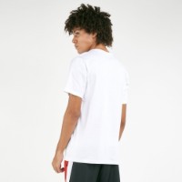Tricou bărbătesc Nike M Jordan Jumpman Ss Crew White/Black, s.M imaginea #3 — magazin online Desire.md