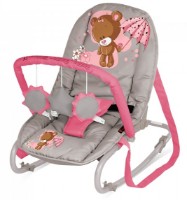 Șezlong pentru bebeluși Lorelli Top Relax Beige&Pink Bear (10110021511)