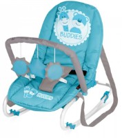 Șezlong pentru bebeluși Lorelli Top Relax Blue Buddies (10110021527)