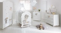 Кроватка Baby Expert Meravigla White (1LT * Meravi * 0401)