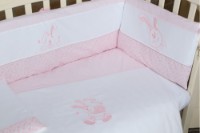 Lenjerie de pat pentru copii Veres Happy Bunny Pink (159.02) 