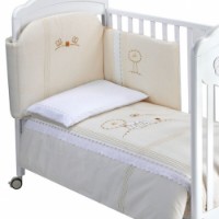 Lenjerie de pat pentru copii Italbaby Farfalline 100.9050