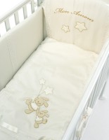 Lenjerie de pat pentru copii Italbaby Mon Amour 100.0093