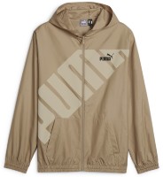 Jachetă pentru bărbați Puma Hooded Graphic Windbreaker Prairie Tan L