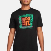 Мужская футболка Nike U Nsw Tee Brandriff Jdi Black/Green/Orange, s.L