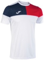 Детская футболка Joma 103084.206 White/Red/Navy 2XS