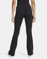 Женские леггинсы Nike Chill Knit Tight Mini-Rib Flared Black/Sail, s.XS фото №2 — интернет-магазин Desire.md