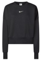 Hanorac damă Nike W Nsw Style Flc Crew Oos Black/Sail, s.XL