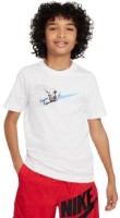 Tricou pentru copii Nike K Nsw Tee Soccer Ball Fa23 White, s.M imaginea #1 — magazin online Desire.md