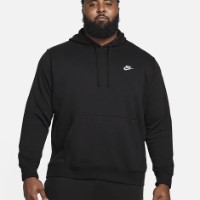 Hanorac pentru bărbați Nike M Nsw Club Hoodie Po Ft Black/White, s.M