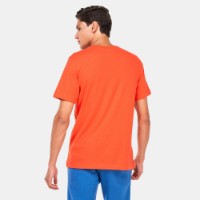 Tricou bărbătesc Nike Shirt Sportswear Icon Swoosh Neon Red/Light Blue, s.XL imaginea #2 — magazin online Desire.md