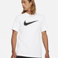 Tricou bărbătesc Nike Shirt Sportswear Icon Swoosh White/Black, s.M