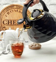 Чайник Tadar Crystal Mat Black-Gold 3L фото №6 — интернет-магазин Desire.md