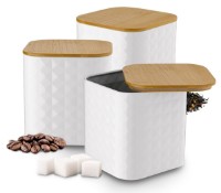 Набор контейнеров Tadar Geometric White 3pcs