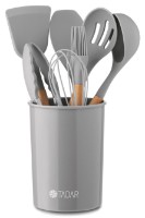 Set tacâmuri Tadar Silico Pemi Grey 7pcs