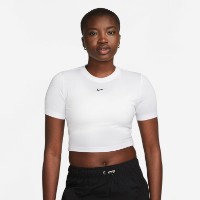 Женская футболка Nike W Nsw Tee Essntl Slim Crp Lbr White/Black, s.L фото №1 — интернет-магазин Desire.md