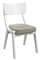 Scaun Deco Diran Stofa Ambrella 09+White Leg