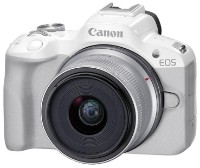 Aparat foto Canon EOS R50 + RF-S 18-45mm f/4.5-6.3 IS STM White