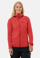 Женская толстовка Jack Wolfskin Kolbenberg Hooded Fz W Red M фото №2 — интернет-магазин Desire.md