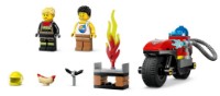 Set de construcție Lego City: Fire Rescue Motorcycle (60410)