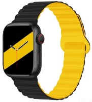 Ремешок Hoco iWatch WA22 42/44/45/49mm Black with Yellow