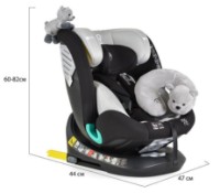 Детское автокресло Moni Serengeti I-size Light Grey фото №9 — интернет-магазин Desire.md