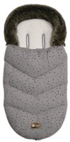 Детский зимний чехол Kikka Boo Luxury Fur Dots Grey (31108040094)
