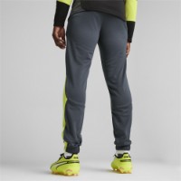 Pantaloni spotivi pentru bărbați Puma King Pro Training Pants Strong Gray/Electric Lime, s.L