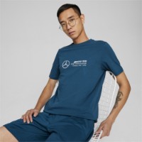 Мужская футболка Puma Mapf1 Logo Tee Ocean Tropic, s.M фото №3 — интернет-магазин Desire.md