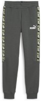 Pantaloni spotivi pentru copii Puma Ess Tape Camo Sweatpants Tr B Mineral Gray, s.152
