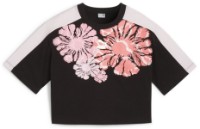 Tricou pentru copii Puma T7 Snflr Graphic Tee G Puma Black, s.152