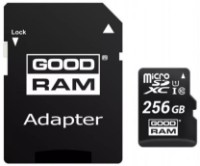 Сard de memorie Goodram microSD  256Gb Class10 U1 UHS-I + SD adapter (M1AA-2560R12)