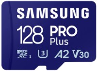 Карта памяти Samsung MicroSD Pro Plus 128Gb Class 10 UHS-I (U3)+SD adapter (MB-MD128SA) фото №1 — интернет-магазин Desire.md