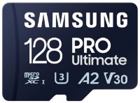 Сard de memorie Samsung MicroSD PRO Ultimate 128Gb Class 10 UHS-I U3 + SD adapter (MB-MY128SA)